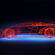 Illustration for article titled Artist Creates Wireframe Lamborghini Countach
